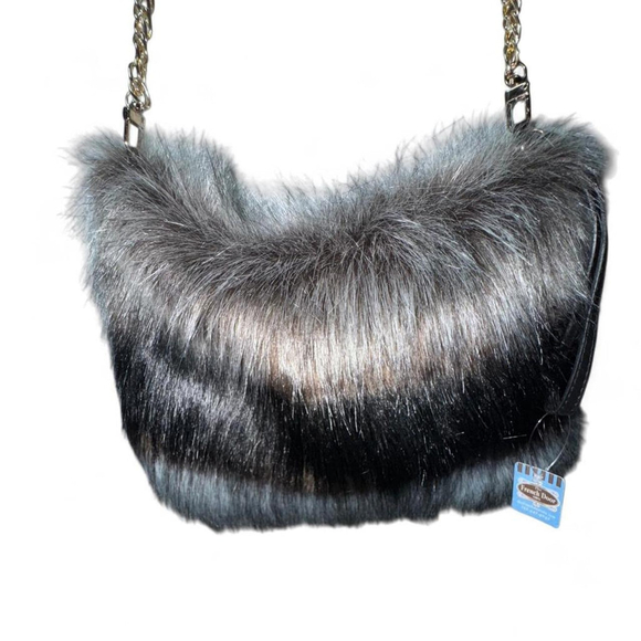 Holly Bracken Faux Fur Shoulder Bag Brand New with tags - Picture 5 of 5